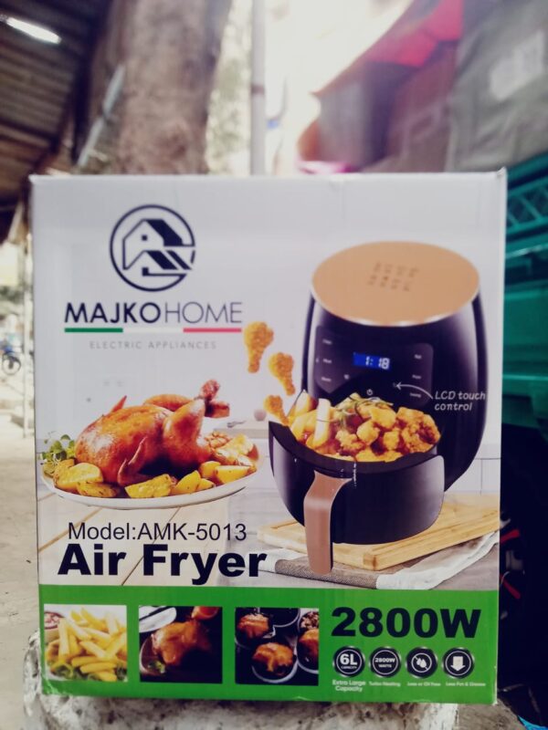 • اير فراير MAJKO HOME  6 لتر اسود - Image 2